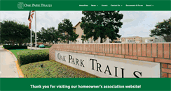 Desktop Screenshot of oakparktrails.org