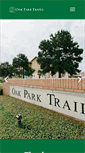 Mobile Screenshot of oakparktrails.org